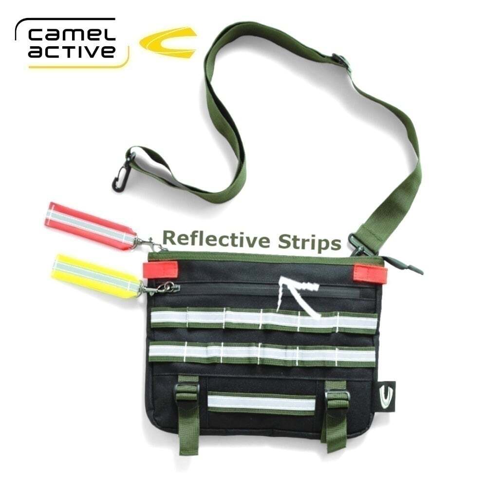 Camel Active Reflective Strip Messenger / Crossbody Bag (51103271-Black)