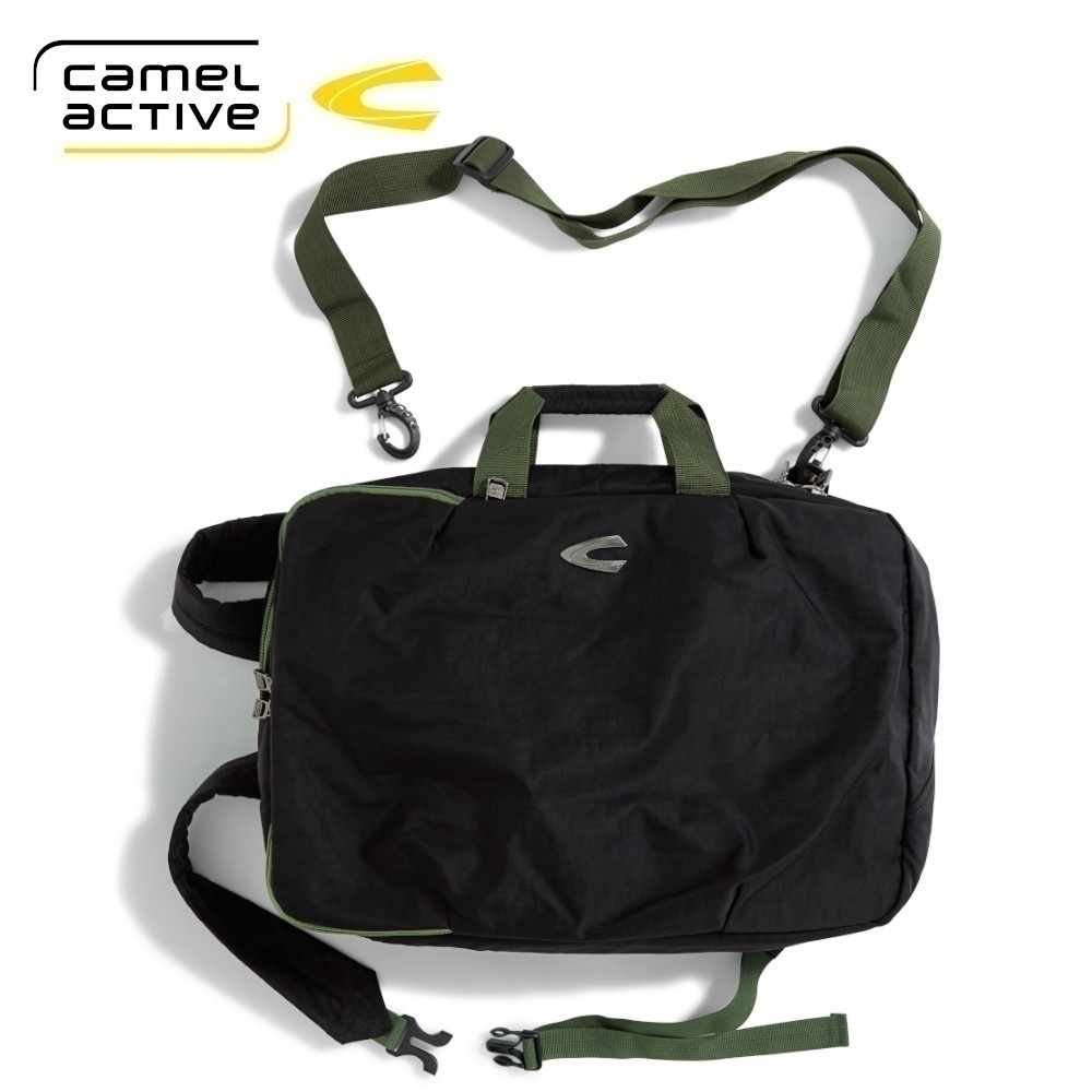 Camel Active 3 way carry lightweight 17＂ laptop document bag (51102740)