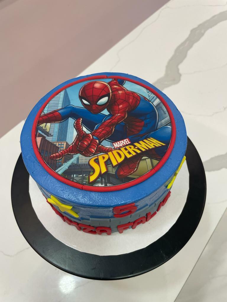 How to Decorate a Spider-Man Cake | Tonya Staab