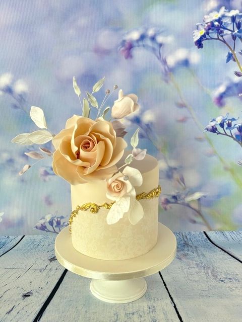 Damask Modern Rose