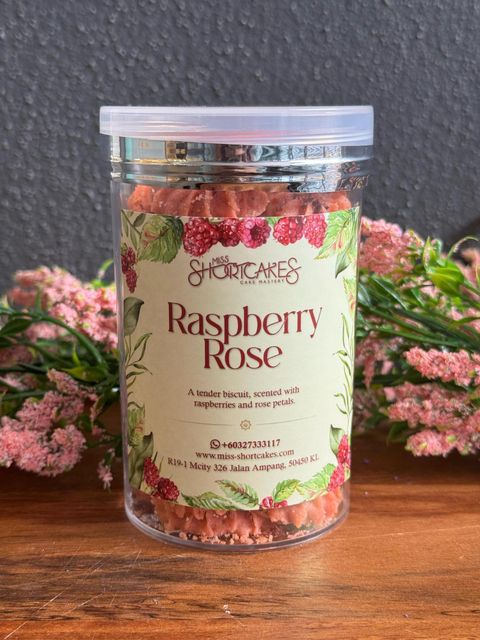 Raya raspeberry rose cookies 2