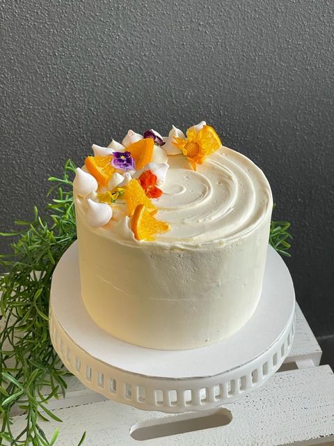 Orange cream cheese 2 cake