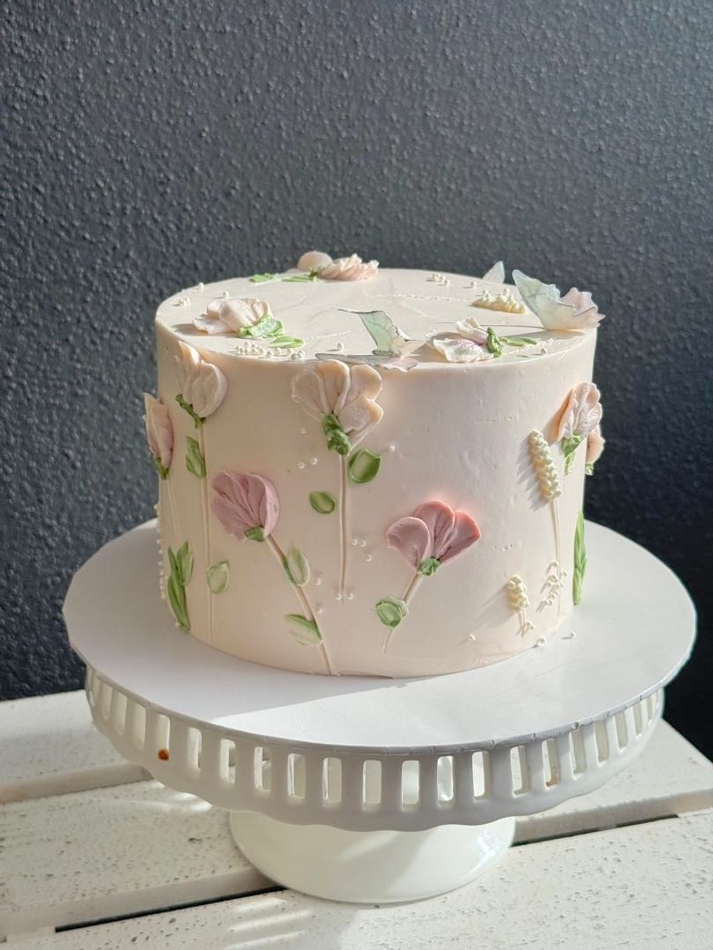 Buttercream garden