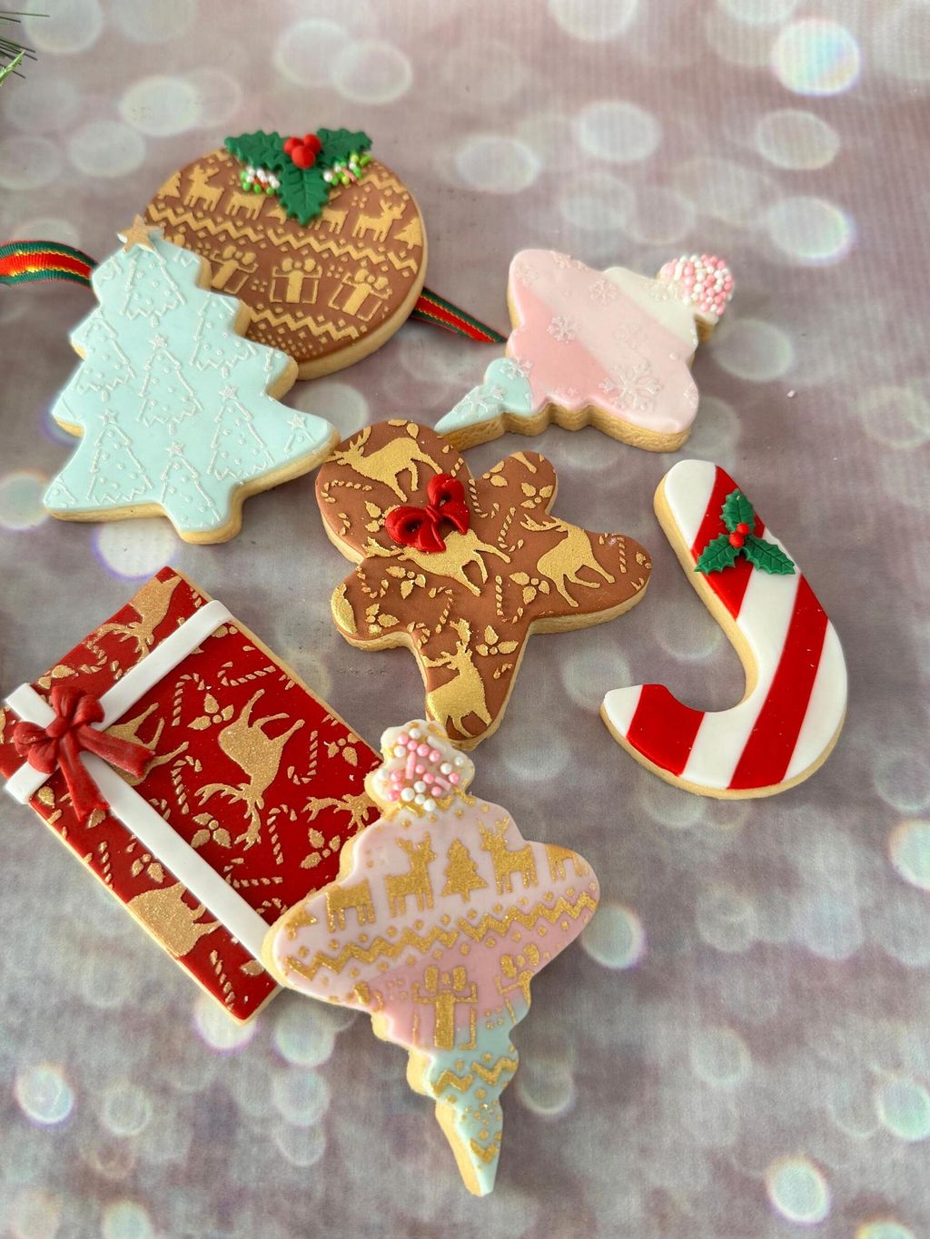 Christmas Cookies Fondant 