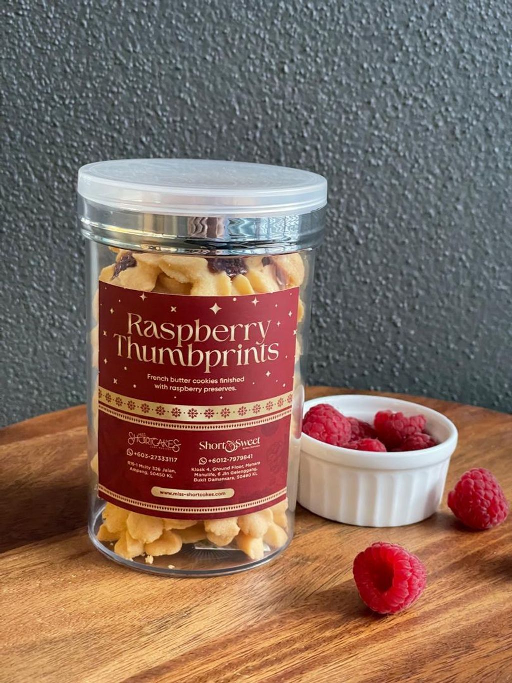 Raspberry Thumbprints