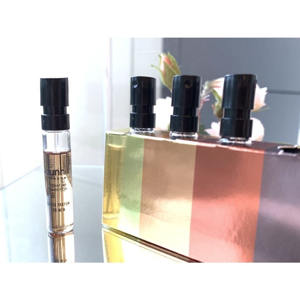 Authentic Dunhill Signature Collection 4 in 1 Perfume Sample Vial Kit
