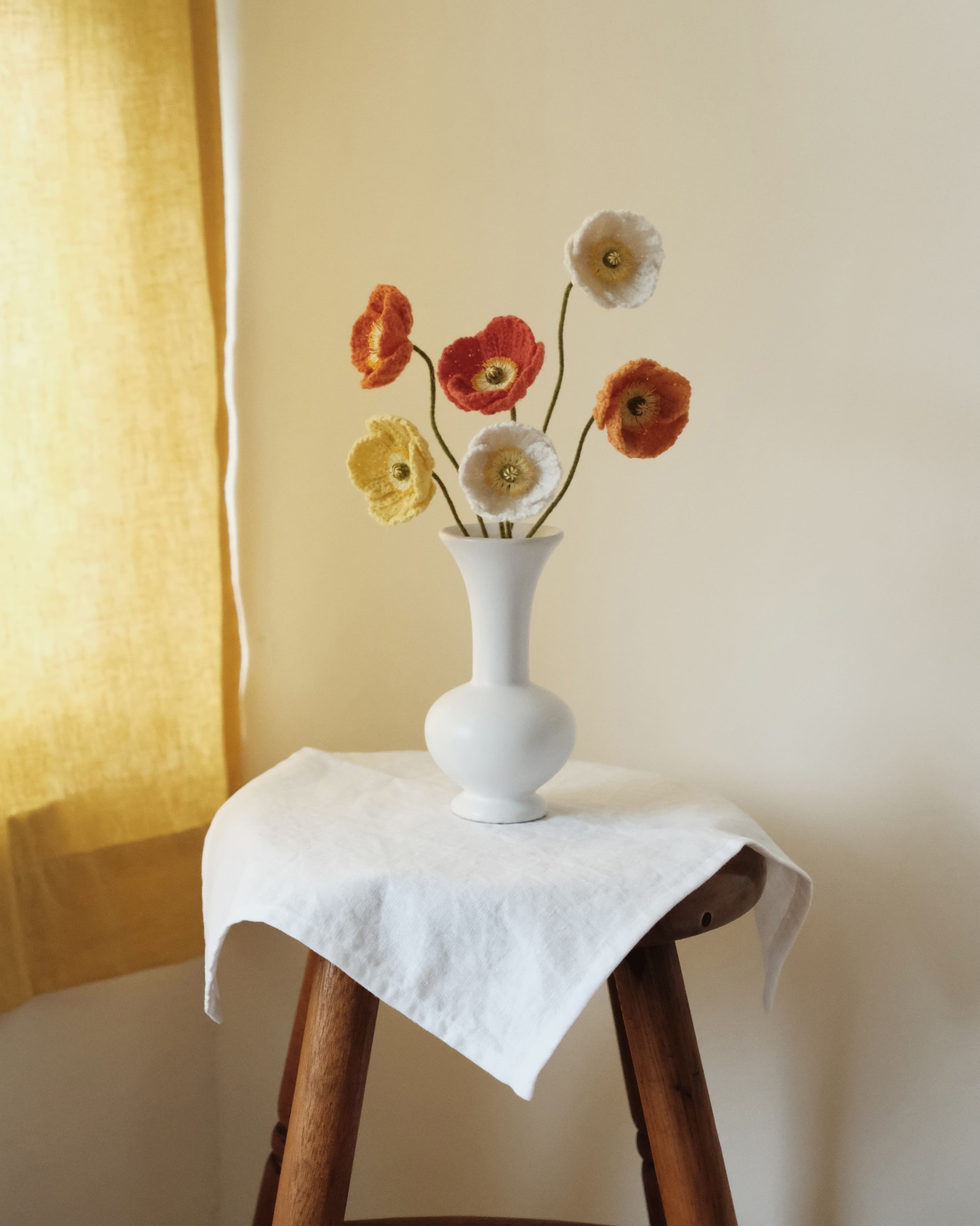 miknithouse_ 編織花_冰島罌粟4