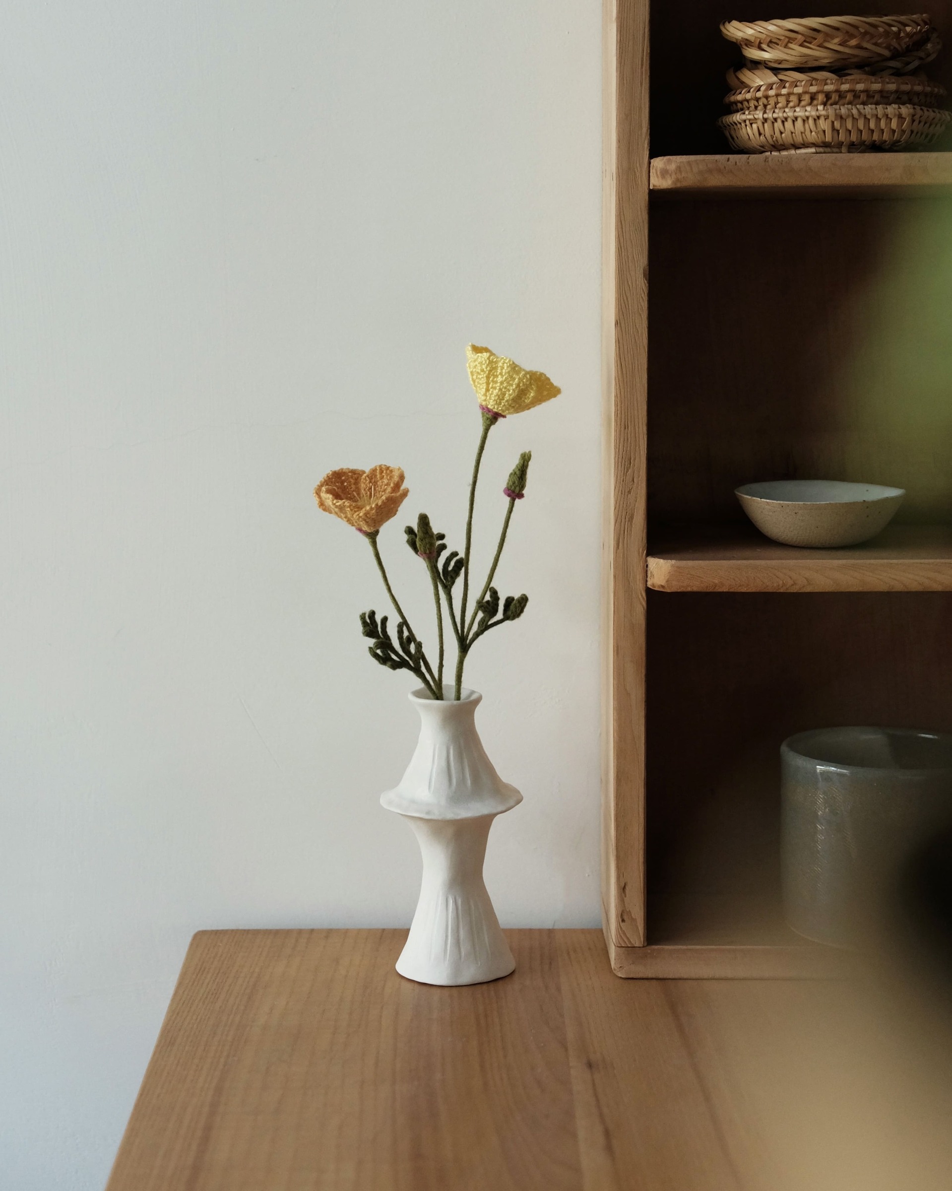 miknithouse_ 編織花_ 花菱草1