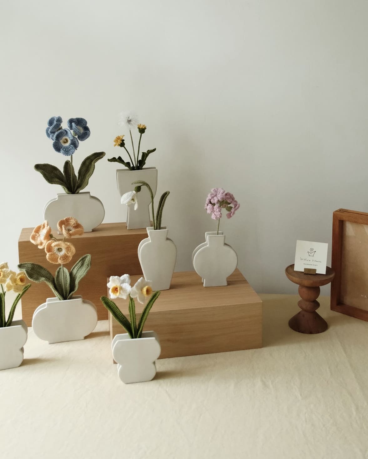 miknithouse_ 編織花_蒲公英4