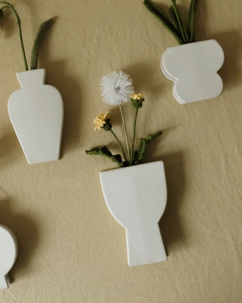 miknithouse_ 編織花_蒲公英7