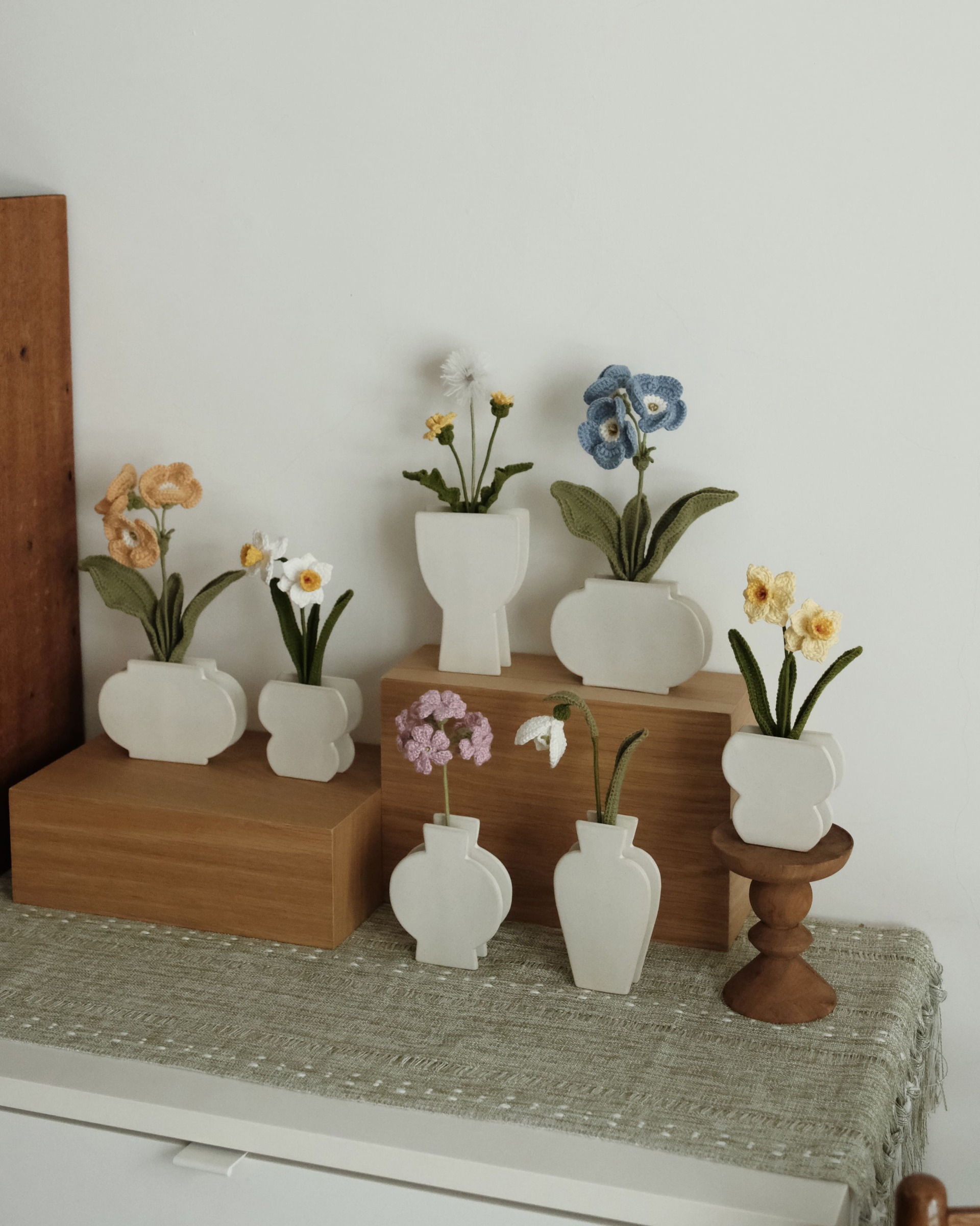 miknithouse_ 編織花_蒲公英5