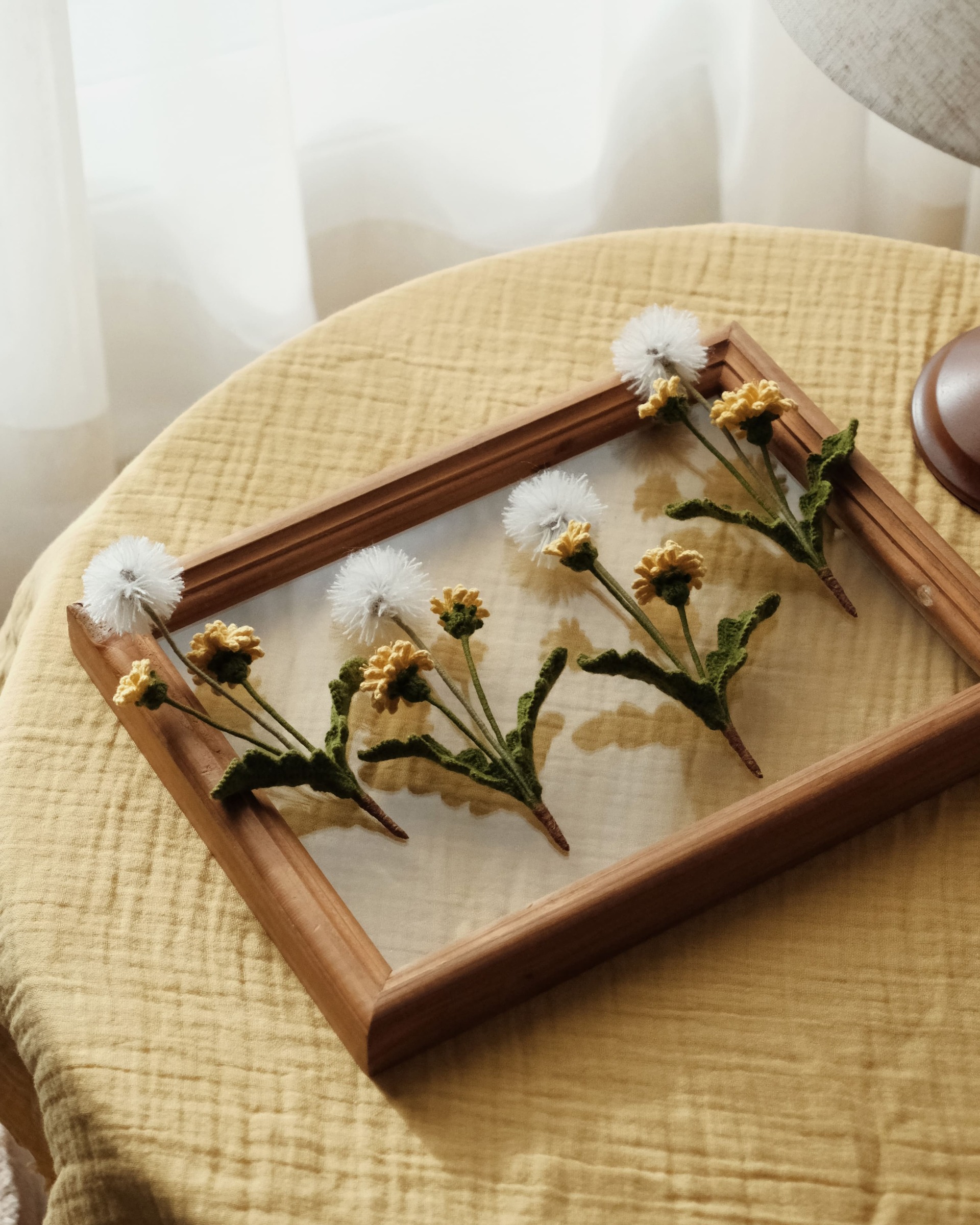 miknithouse_ 編織花_蒲公英3