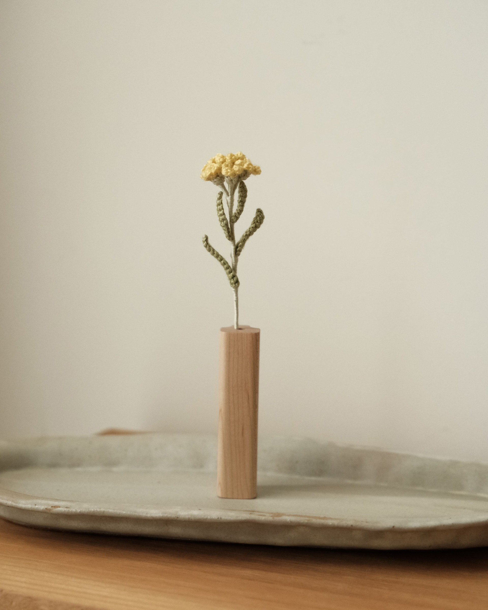 miknithouse_ 編織花_鼠麴草1