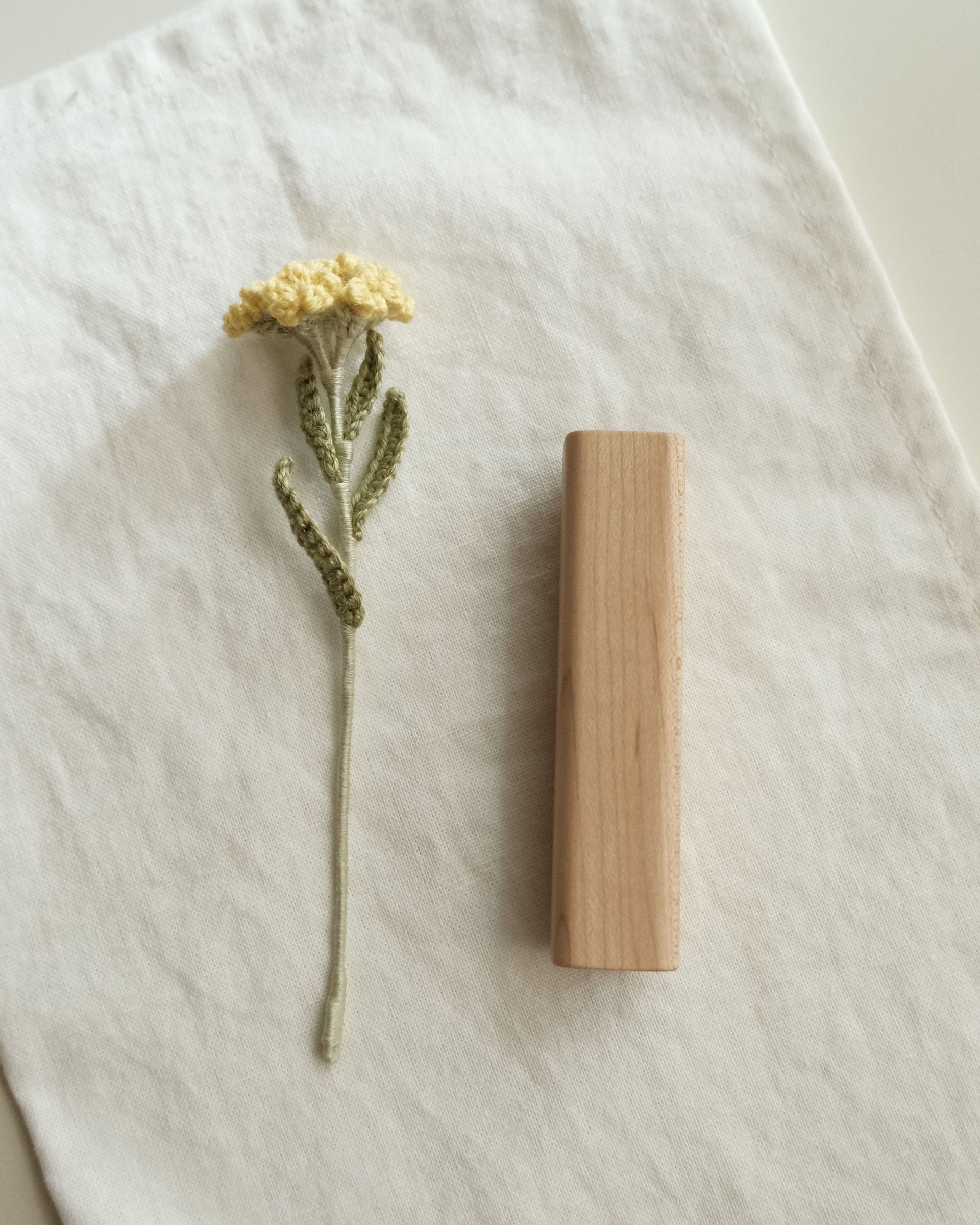 miknithouse_ 編織花_鼠麴草4