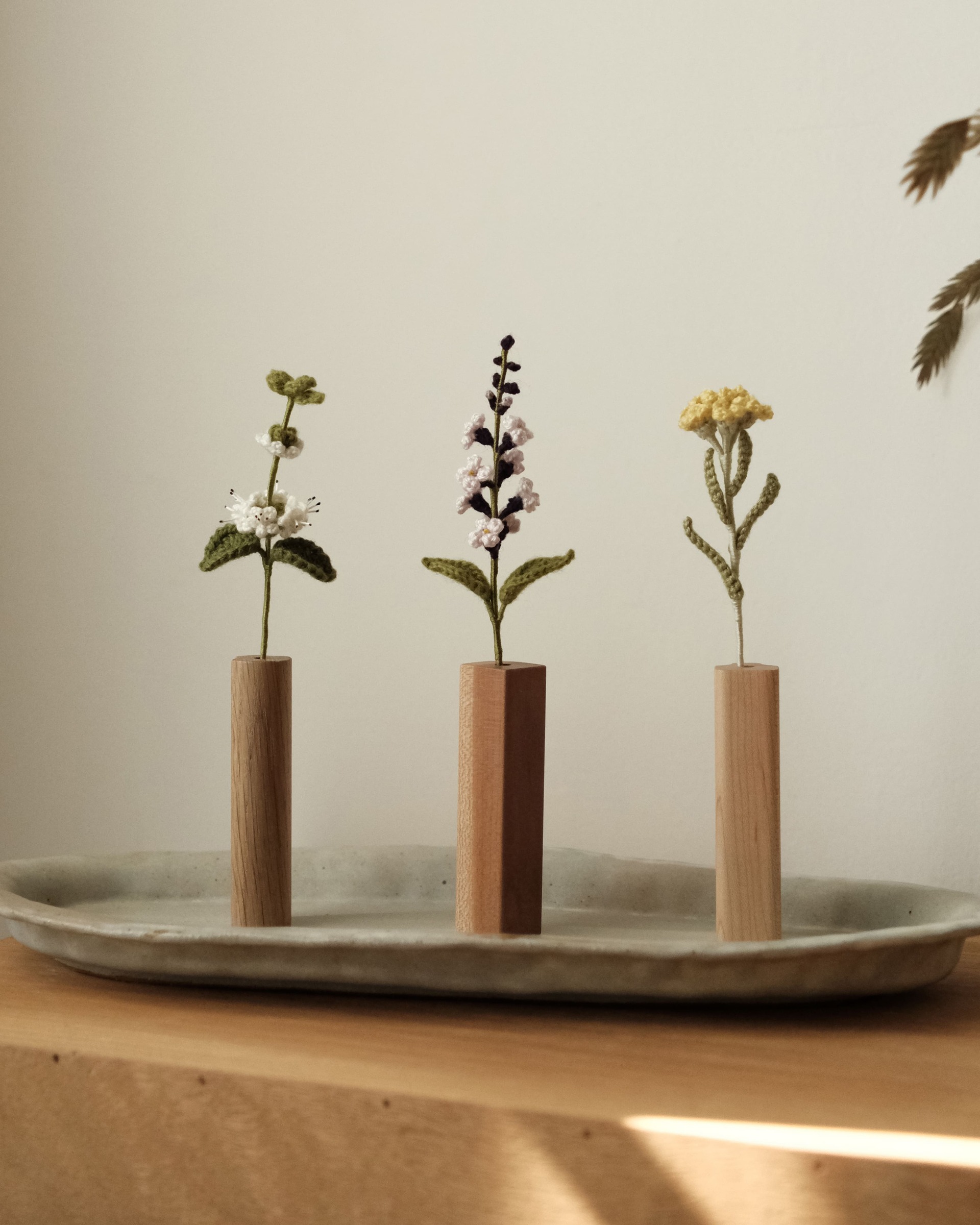 miknithouse_ 編織花_薄荷2