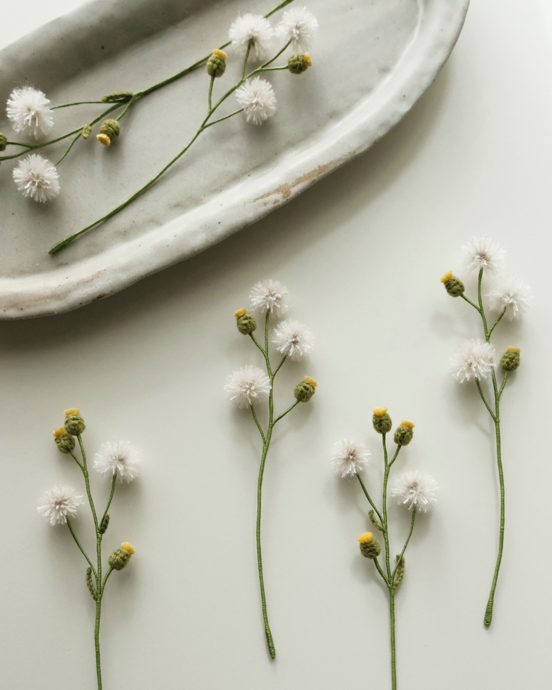 miknithouse_ 編織花_香絲草1