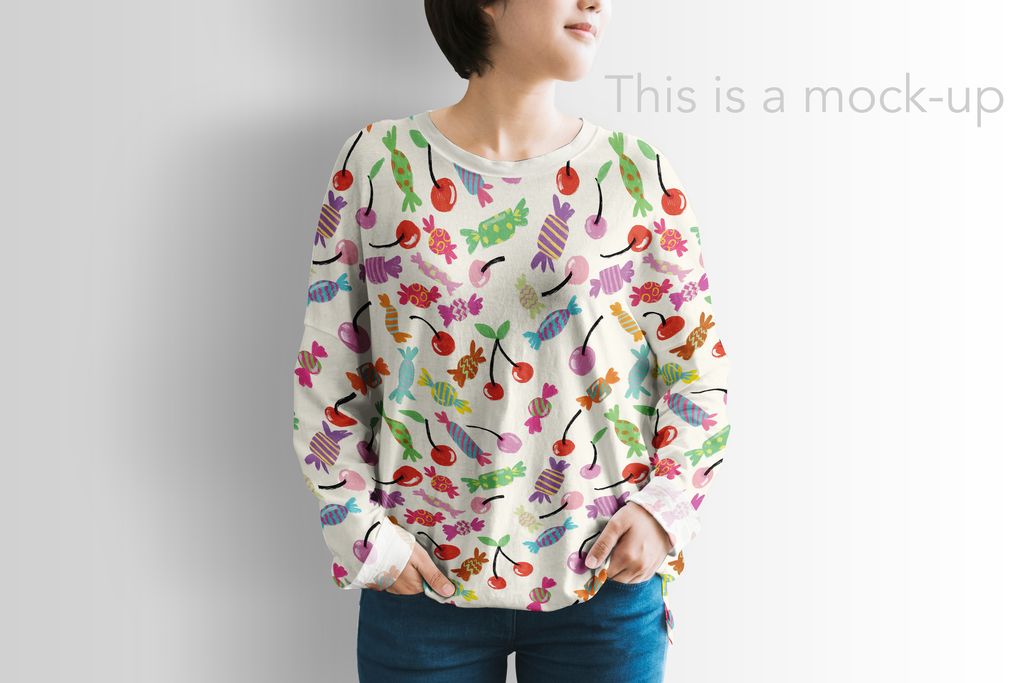 Candy womens-full-sleeve-tshirt-mockup