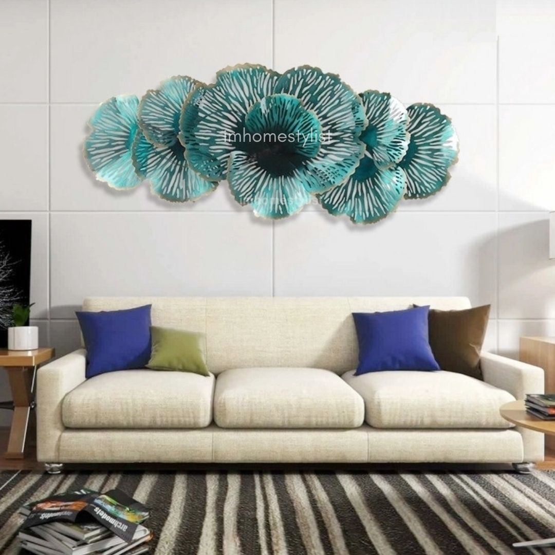 Lotuz Turquoise Wall Decal Imhomestylist