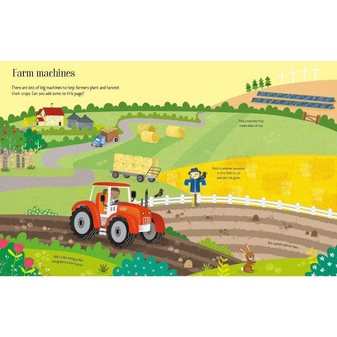 First Sticker Book Farm 2
