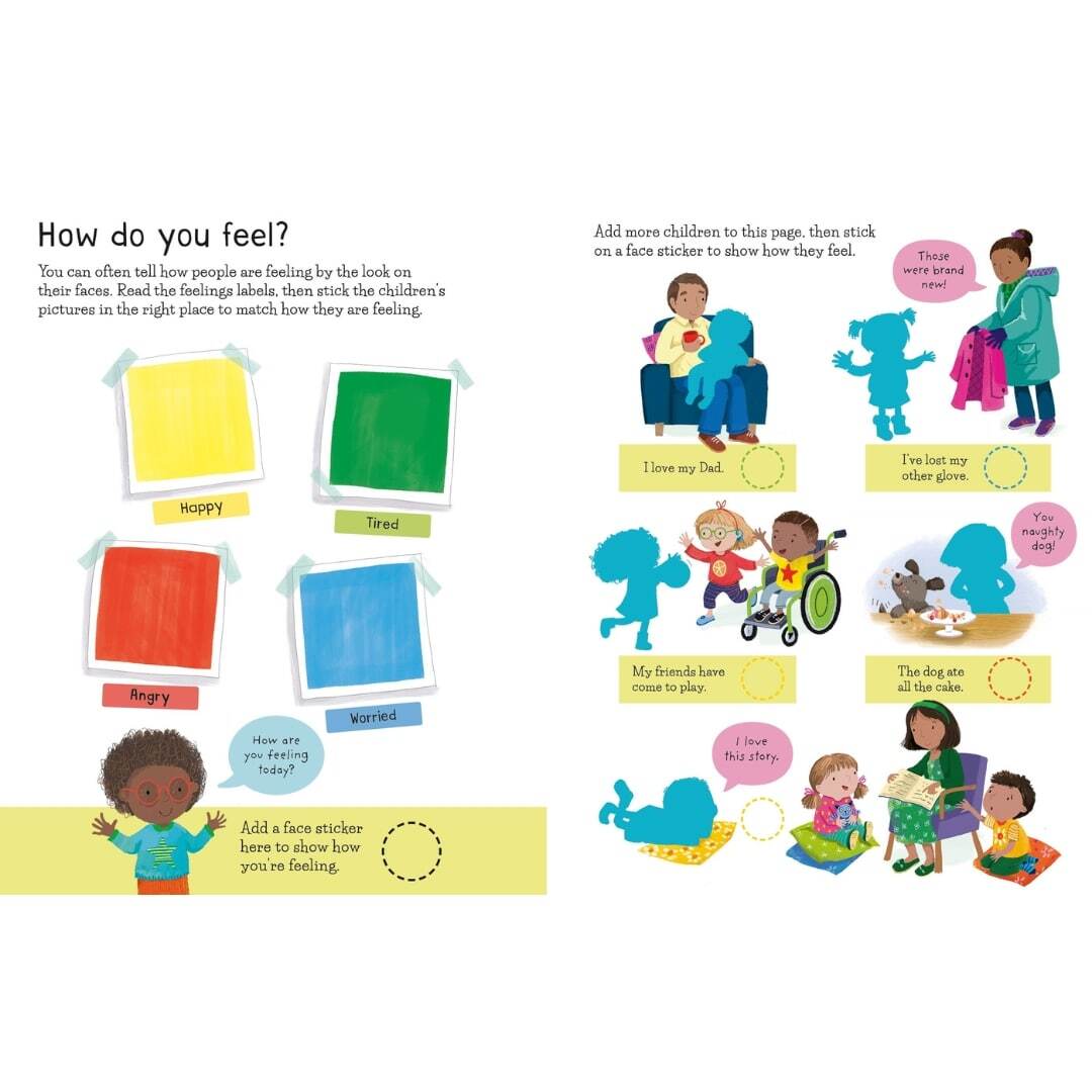 First Sticker Book Feelings 2