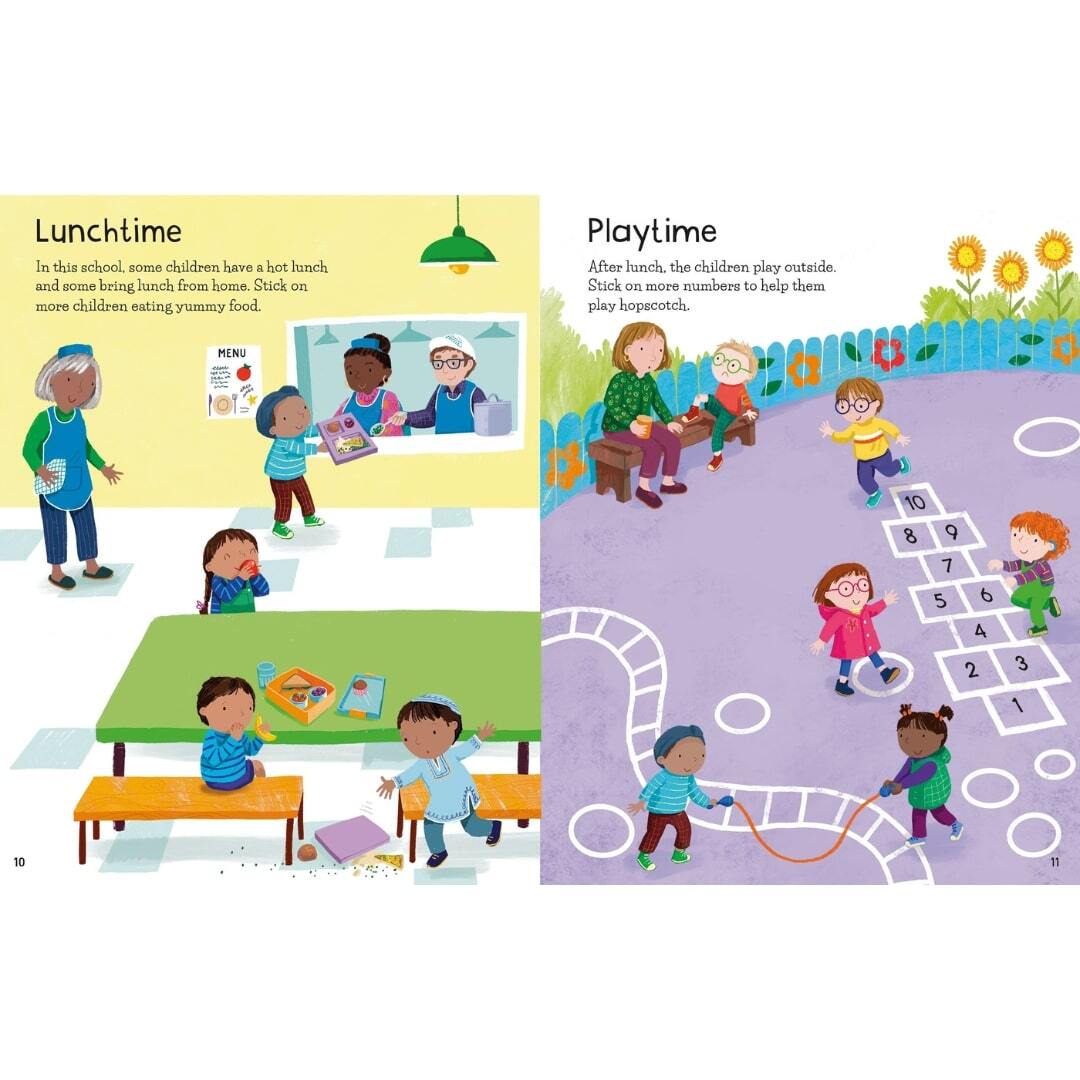 First Sticker Book Starting School 2