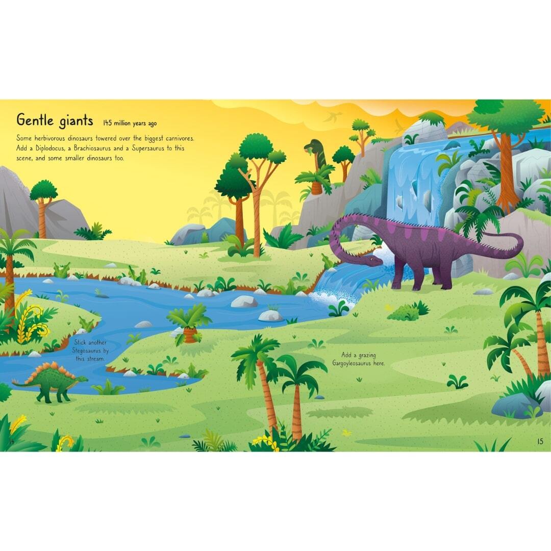 First Sticker Book T. Rex 4