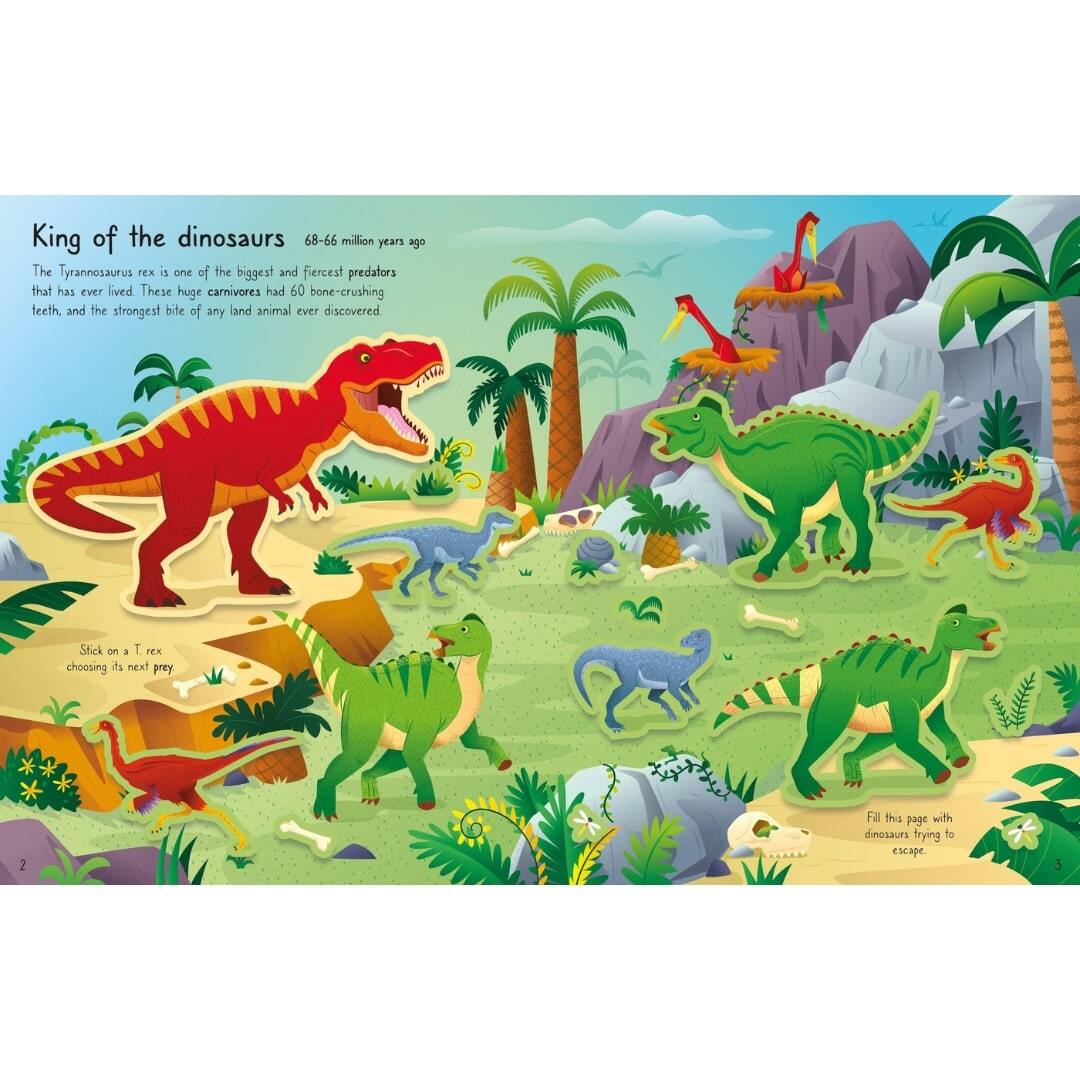 First Sticker Book T. Rex 2