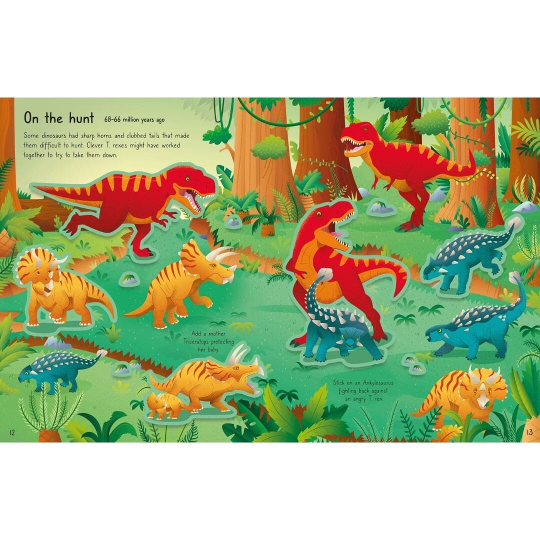 First Sticker Book T. Rex 3