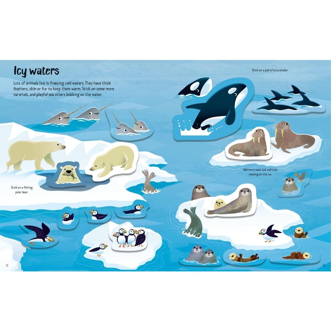 First Sticker Book Wild Animals 2