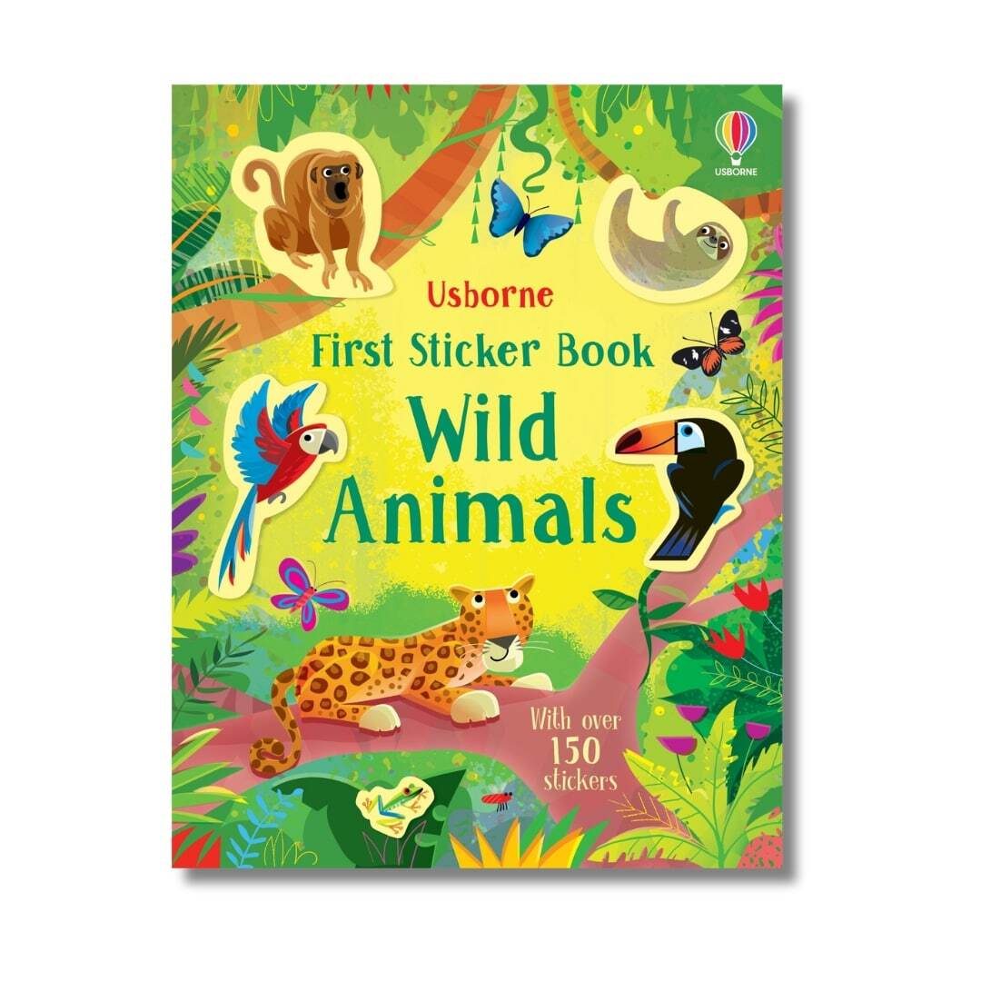 First Sticker Book Wild Animals 1