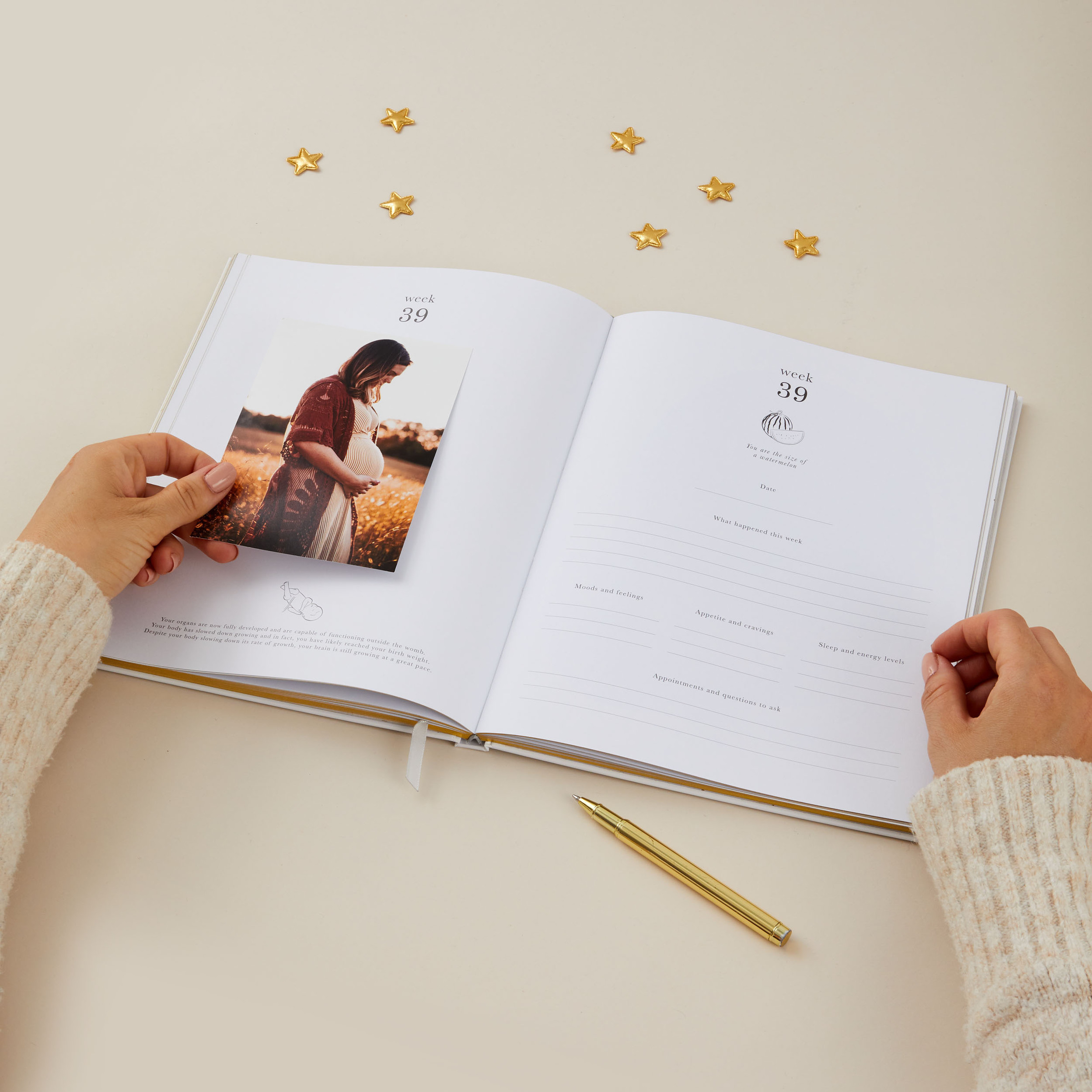 Pregnancy Journal Ivory Pearl - Inside pages 08