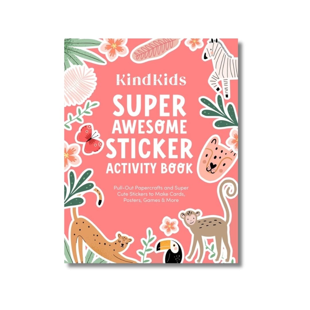 KindKids Super Awesome Sticker Activity Book 1