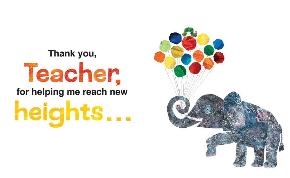 Thank You, Teacher from The Very Hungry Caterpillar 2