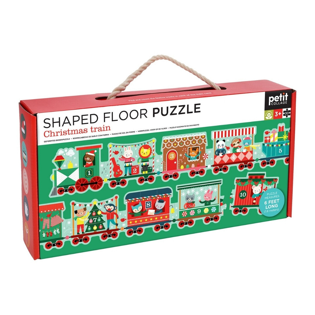 Christmas Train Shaped Floor Puzzle 1