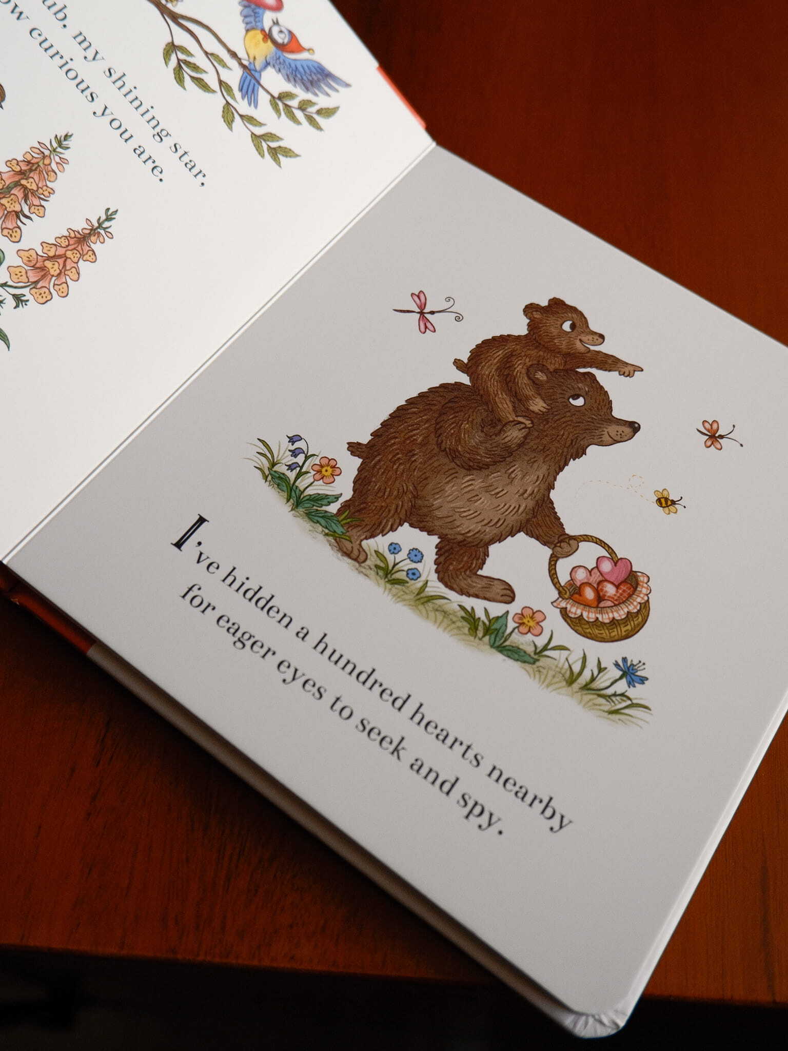 Brown Bear Wood - I Love You Always -  100 Hearts to Spot 2