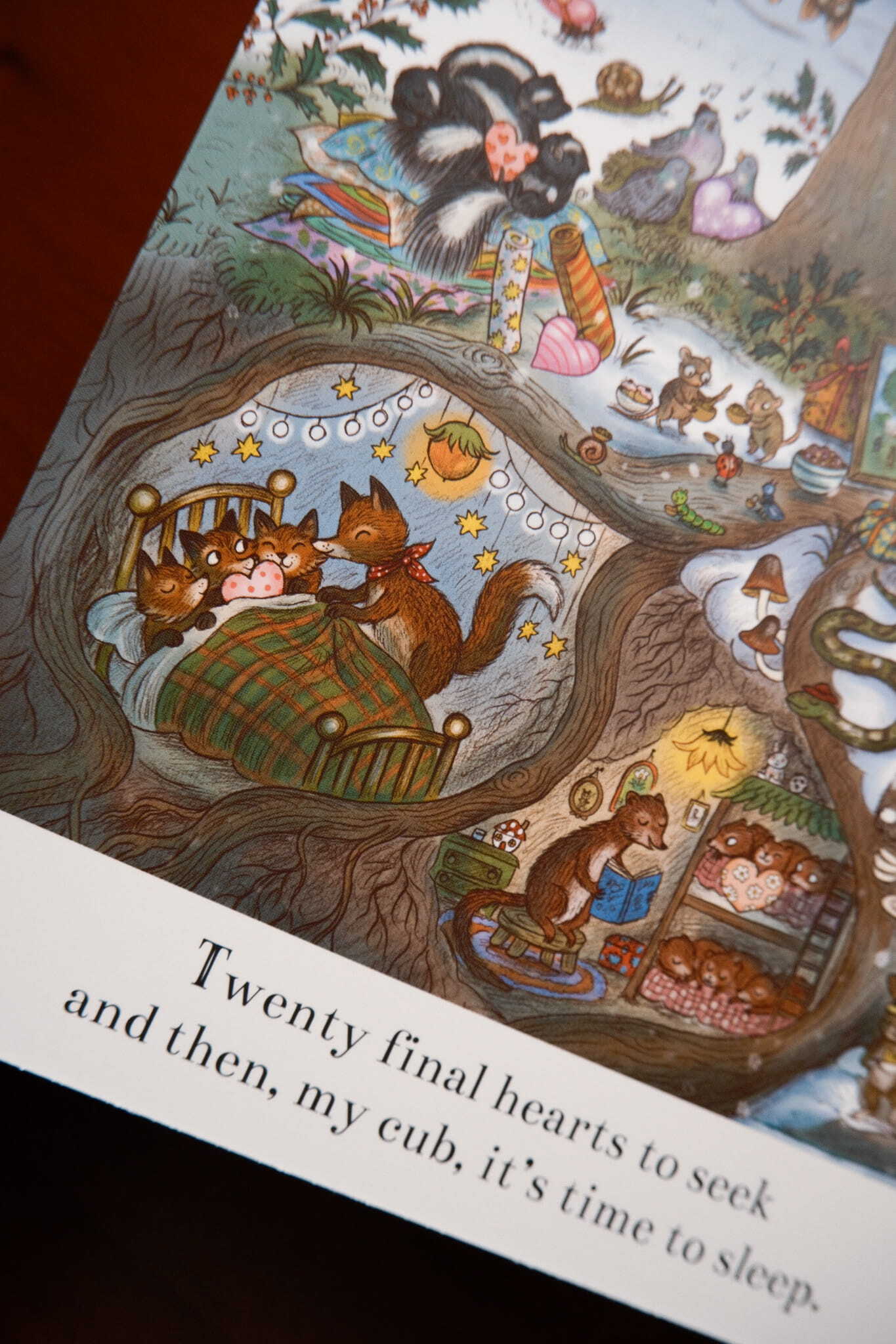 Brown Bear Wood - I Love You Always -  100 Hearts to Spot 6