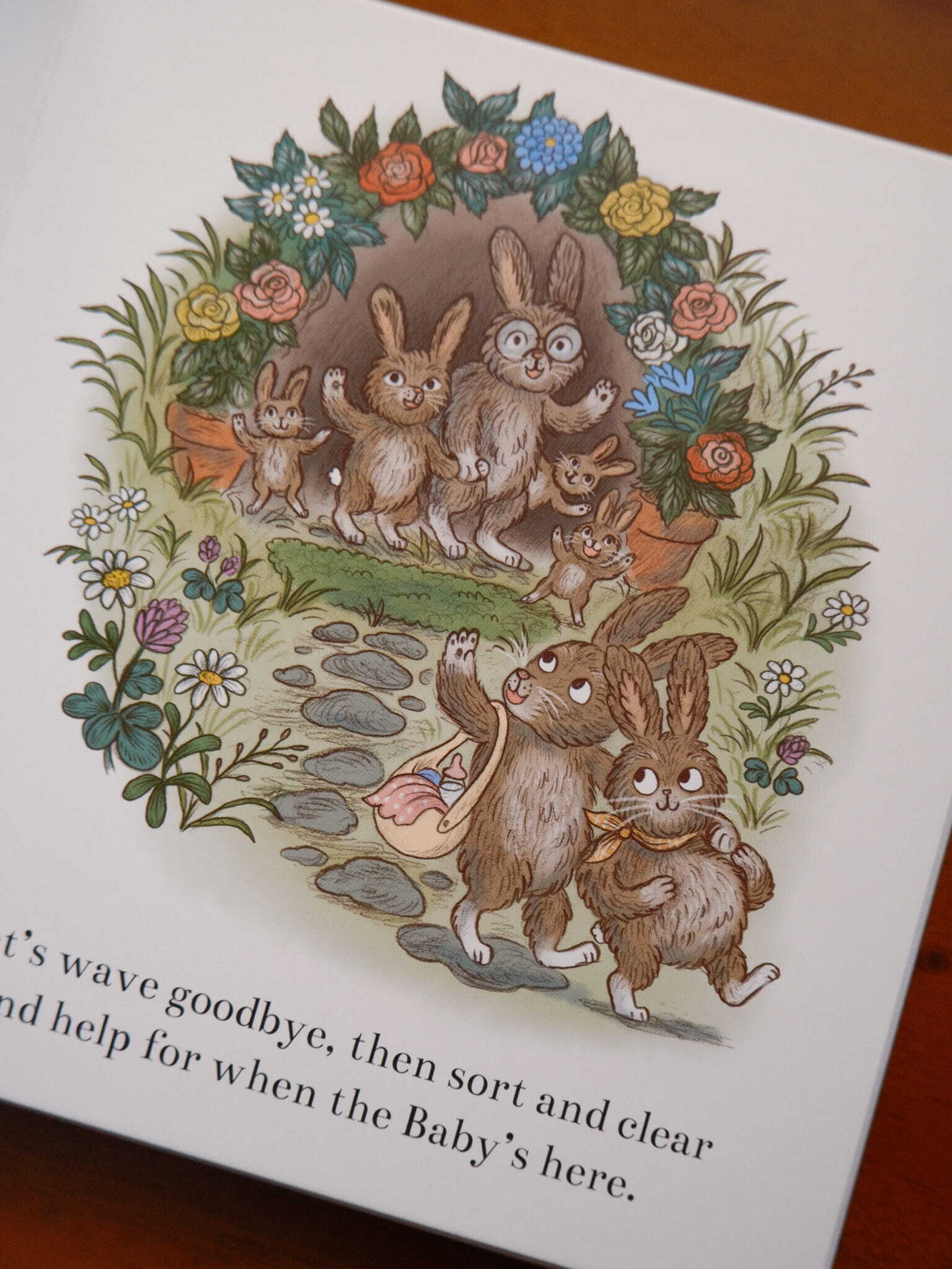 Brown Bear Wood - New Baby Bunny 2