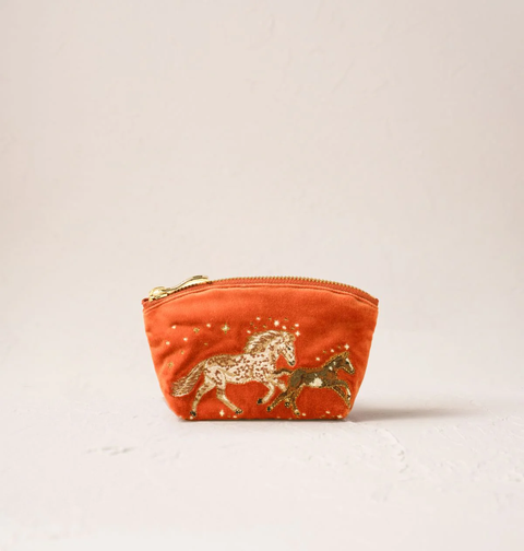 CelestialWildHorsesVelvetCoinPurse-Terracotta-1-_18_1500x
