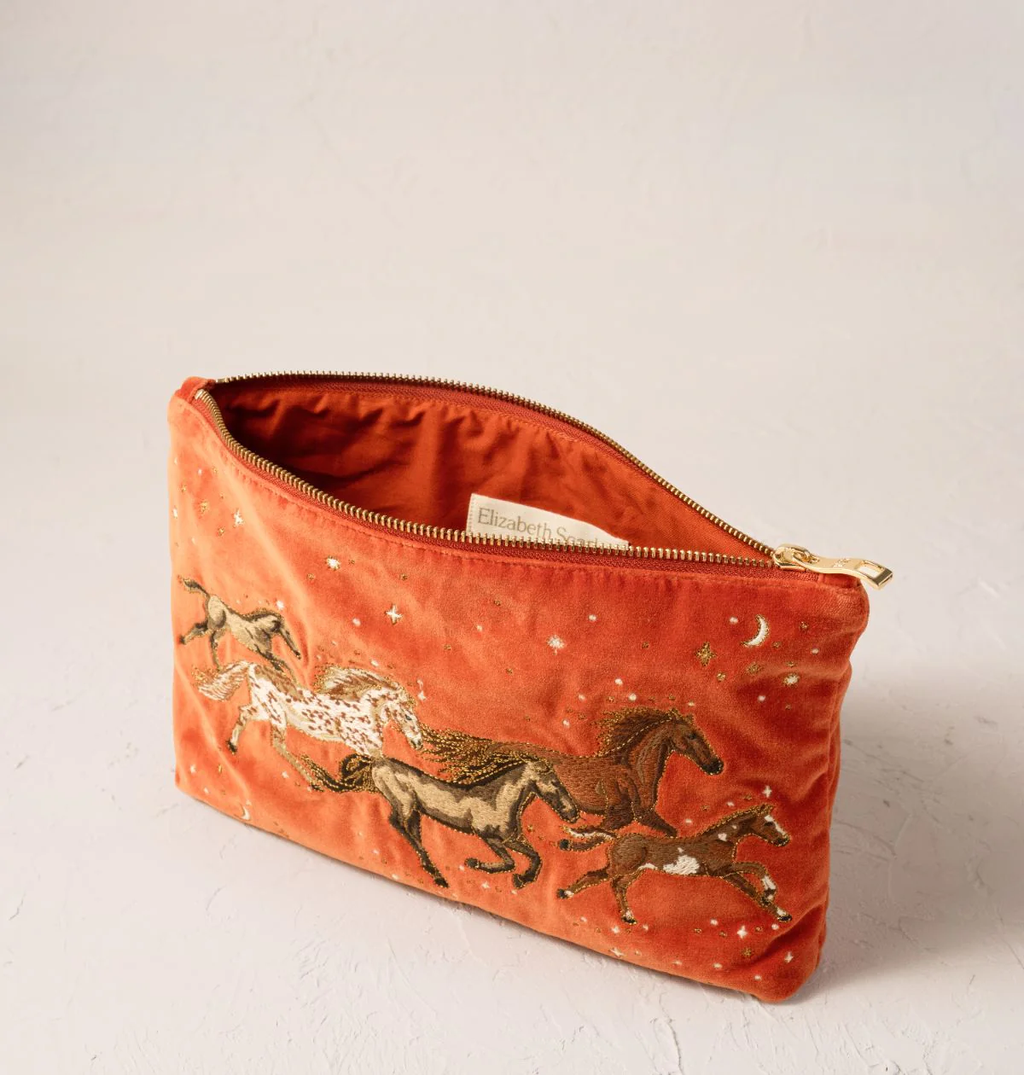 CelestialWildHorsesVelvetEverydayPouch-Terracotta-2-_34_1500x