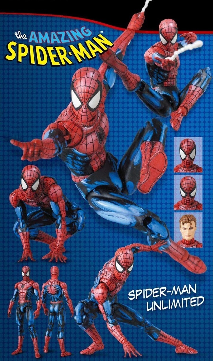 spider man mafex comic