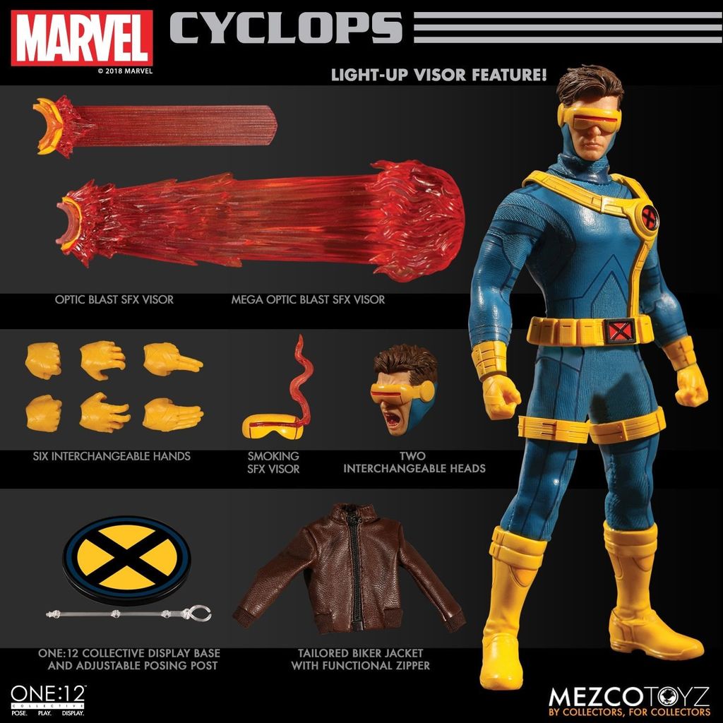 Mezco One 12 Collective Cyclops X Men Marvel Comics Af Galleria