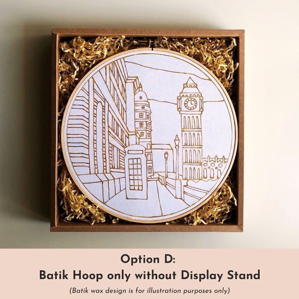 Batik Hoop Only without Display Stand