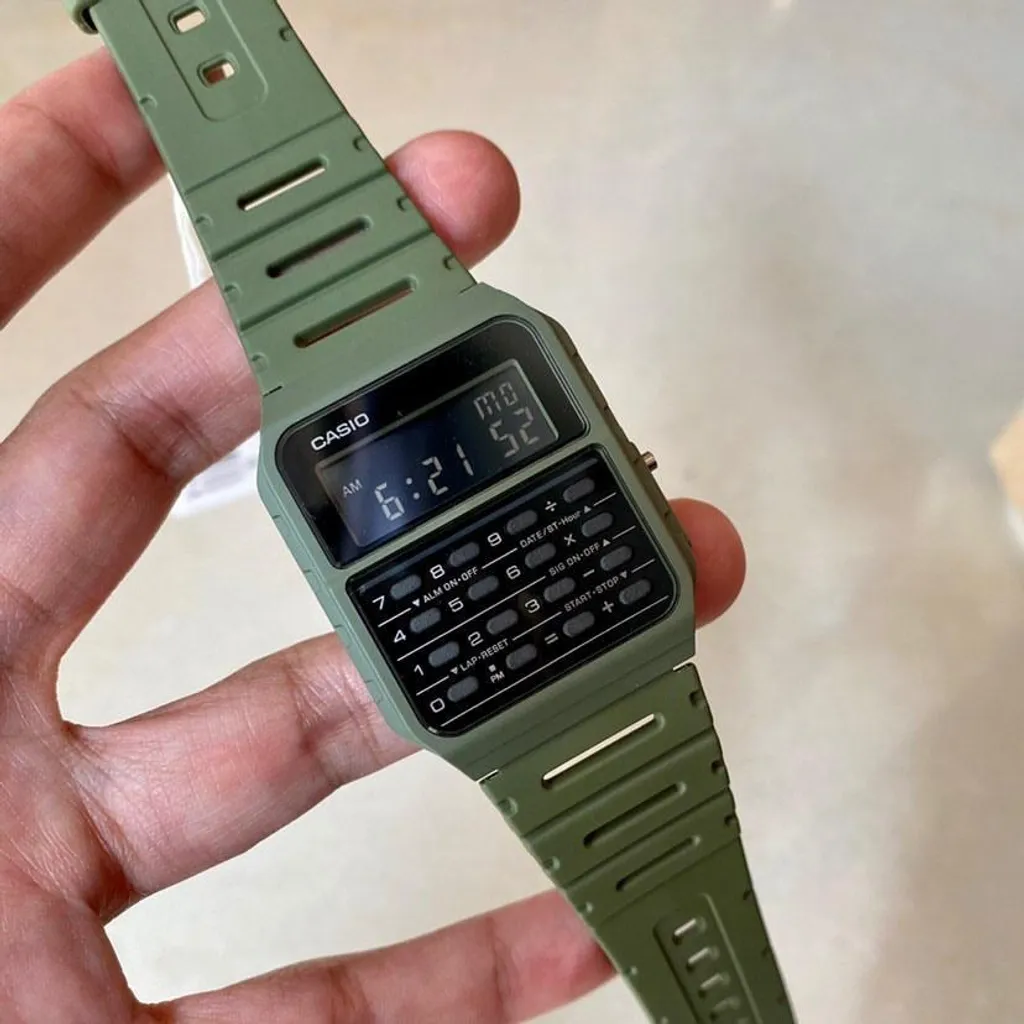 Casio Ca 53wf 3bdf Green Masfreenky Shopperholic Casio Ca 53wf 3bdf Green Masfreenky Shopperholic