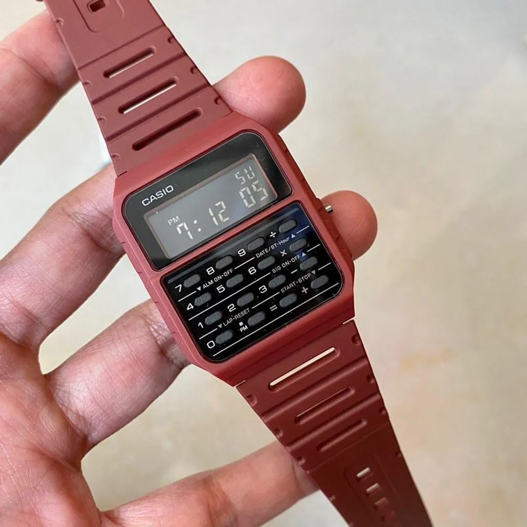 Casio Ca 53wf 4bdf Meroon Masfreenky Shopperholic Casio Ca 53wf 4bdf Meroon Masfreenky Shopperholic