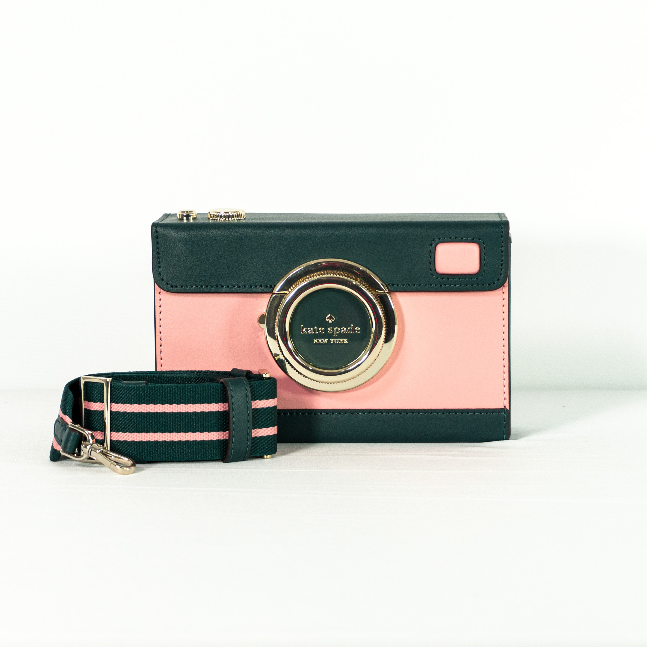 KATE SPADE Oh Snap Camera Crossbody In Donut Pink Multi – Masfreenky  Shopperholic