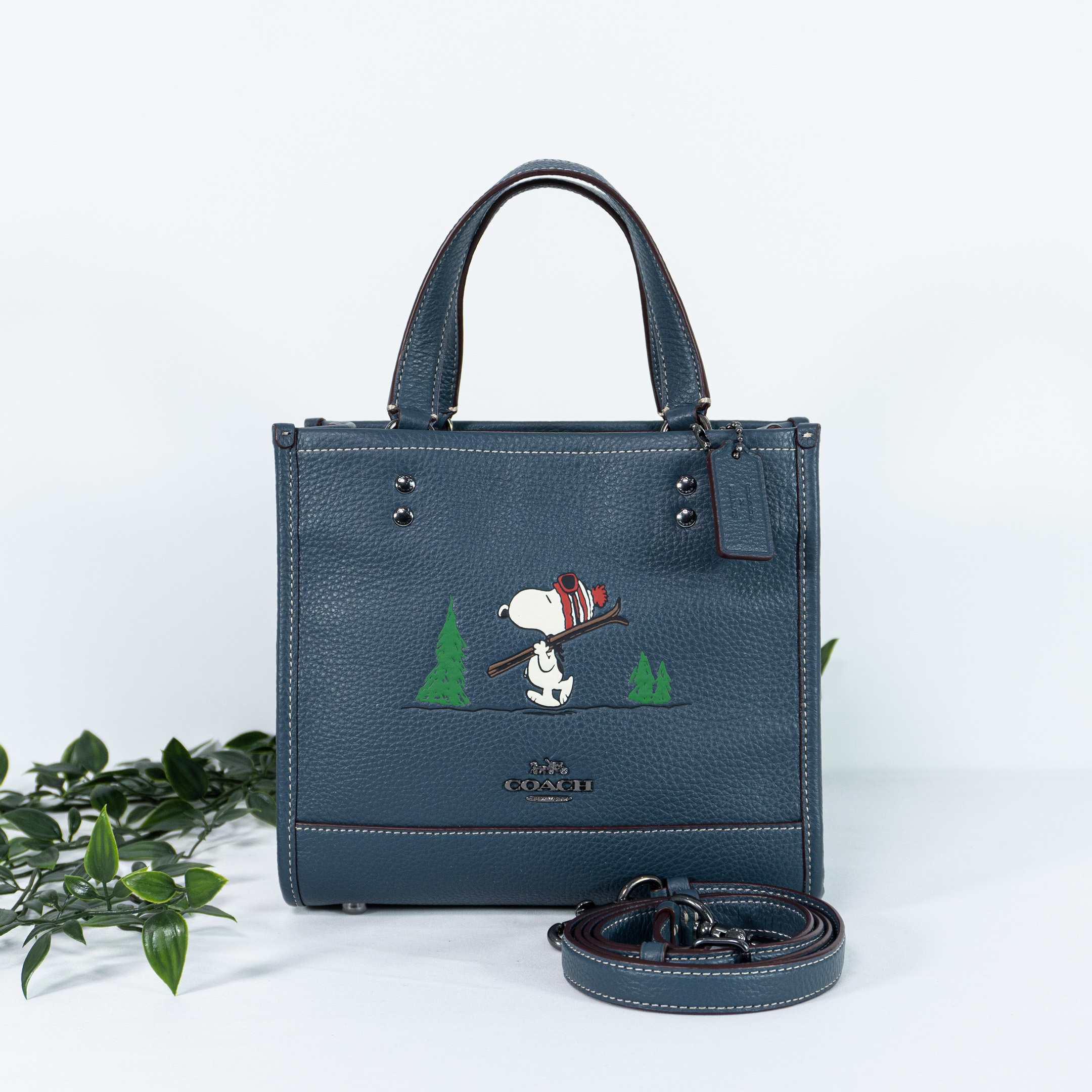 Coach peanuts discount tote bag