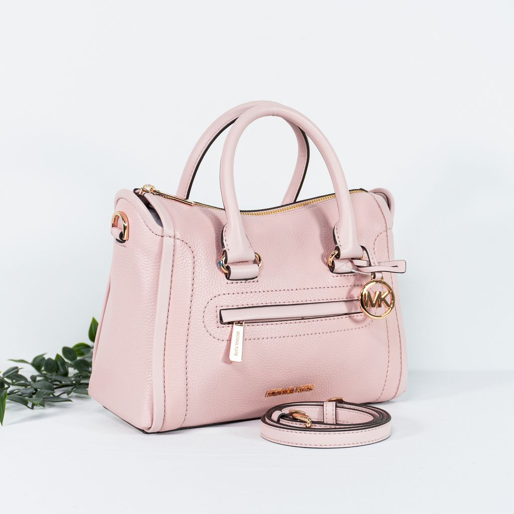 Michael Kors Daria Large Satchel in Powder Blush (35T1GDIS9L