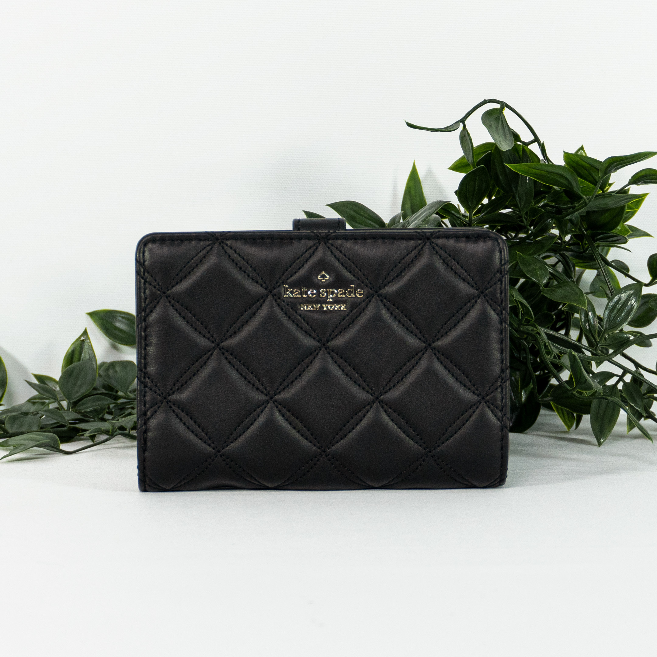 KATE SPADE Natalia Medium Compact Bifold Wallet in Black (WLRU6344) –  Masfreenky Shopperholic