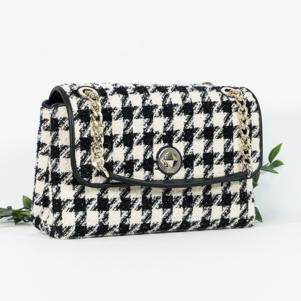 kate spade new york cruise houndstooth medium tote bag