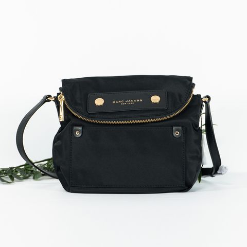 MARC JACOBS Preppy Nylon Mini Natasha Crossbody Bag in Black 1